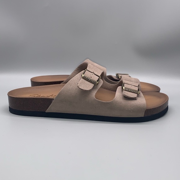 Skechers Shoes - Skechers Women's Two-Strap Sandal Adjustable Metal Buckles Luxe Foam   Size:  10